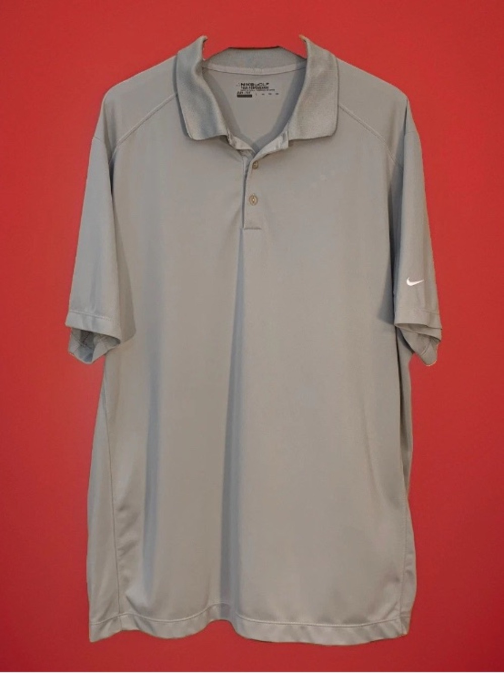 Nike Golf Tour Performance Gray Men's Dri-FIT Polo XXL